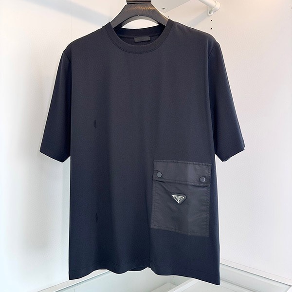 プラダ Re-Nylon x ジャージー Tシャツ 偽物 2色 pur93724